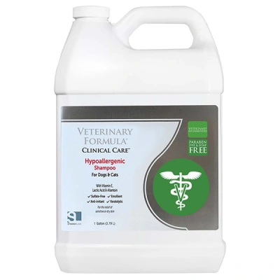 Veterinary Formula (Ветеринарна формула) Clinical Care Hypoallergenic Shampoo New Formula Гіпоалергенний шампунь для собак і котів з чутливою шкірою
