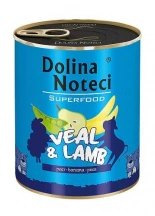 Dolina Noteci (Доліна Нотечі) Premium Superfood Консерви з телятиною та бараниною для собак 800 гр img