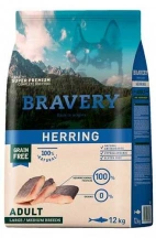 Bravery (Бравері) Adult Large & Medium Herring Сухий корм з оселедцем для собак середніх та великих порід