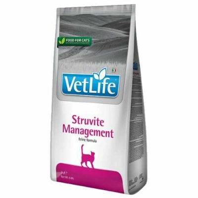 Farmina Vet Life (Фармина Вет Лайф) Cat Struvite Management 2 кг Лечебный сухой корм для котов и кошек при рецидивах струвитных уролитов
