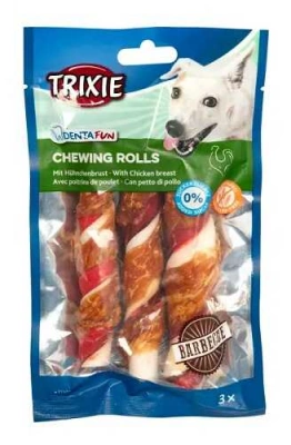 Trixie (Тріксі) DENTAfun Палички жувальні для чищення зубів собак, курка барбекю