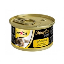 GimCat (ДжимКет) Shiny Cat Консерви з тунцем та сиром для котів та кішок img