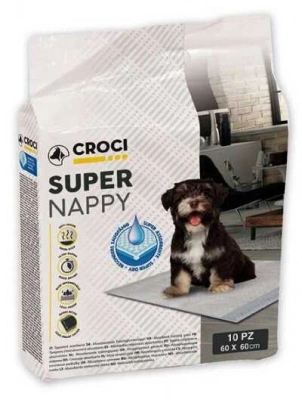 Croci (Крочі) Super Nappy Одноразові пелюшки для собак 60х60, 10 шт