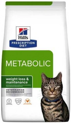Hills (Хіллс) Metabolic 3 кг Лікувальний корм для котів і кішок при ожирінні і надлишковій вазі