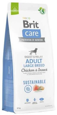Brit Care (Бріт Кеа) Dog Sustainable Adult Large Breed Chicken & Insect Сухий корм з куркою та комахами для собак великих порід