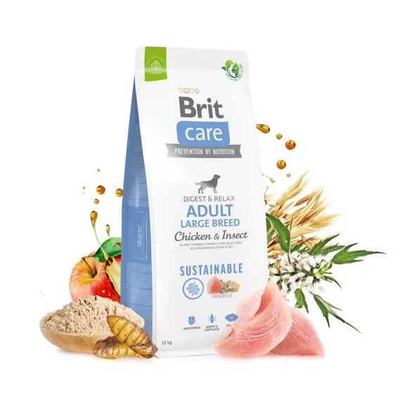 Brit Care Dog Sustainable Adult Large Breed Chicken & Insect