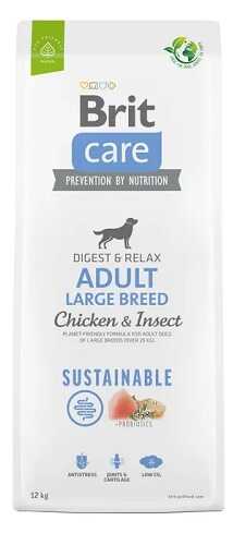 Сухий корм Brit Care (Бріт Кеа) Dog Sustainable Adult Large Breed Chicken & Insect