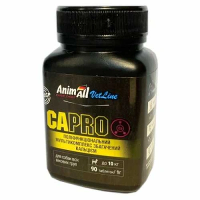 AnimAll (ЕнімАлл) VetLine Ca PRO Dog Mini Вітамінно-мінеральний комплекс із кальцієм для малих порід собак