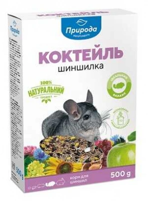 Природа Коктейль Шиншилка Повнораціонний корм для шиншил