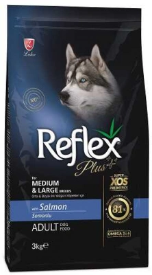 Reflex Plus (Рефлекс Плюс) Medium & Large Adult Salmon Сухий корм з лососем для собак середніх та великих порід