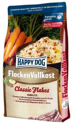 Happy Dog (Хеппі Дог) Flakes Flocken Vollkost Корм ​​для цуценят і собак в пластівцях