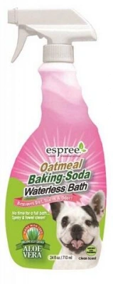 Espree (Еспрі) Oatmeal Baking Soda Waterless Bath Спрей для експрес-чистки шкіри та шерсті собак з протеїнами вівса та харчової соди