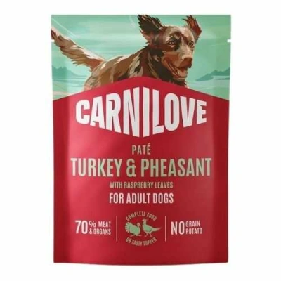 Carnilove (Карнілав) Dog Adult Pate Turkey, Pheasant & Raspberry Leaves Паштет з індичкою, фазаном і листям малини для собак різних порід
