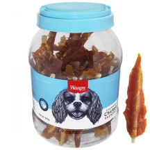 Wanpy (Ванпі) Dog Chicken Insert Rawhide Ласощі рулети з філе курки для собак img