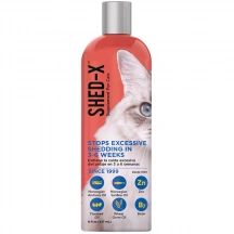 SynergyLabs (СинерджіЛабс) Shed-X Cat 237 мл Вітамінна добавка з ароматом курки і тунця проти линьки у котів і кішок img