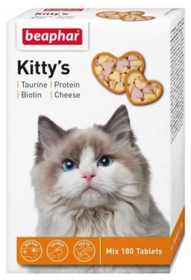 Beaphar (Беафар) Kitty Mix Вітаміни для котів та кішок 180 таблеток
