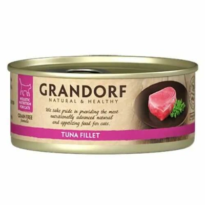 Grandorf (Грандорф) Cat Adult Grain Free Tuna Fillet Вологий корм з тунцем для дорослих котів і кішок