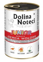 Dolina Noteci (Долина Нотечи) Premium Junior Medium and Large Breeds Консервы с говяжьим сердцем для щенков средних и крупных пород Dolina Noteci (Доліна Нотечі) Premium Junior Medium and Large Breeds Консерви з яловичим серцем для цуценят середніх та великих порід img