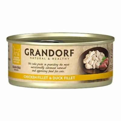 Grandorf (Грандорф) Cat Adult Grain Free Chicken Fillet & Salmon Вологий корм з куркою і лососем для дорослих котів і кішок