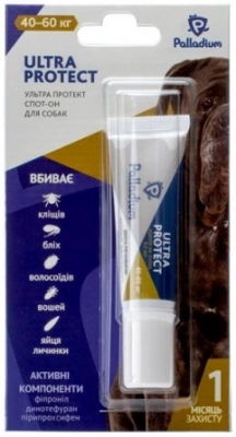 Palladium (Паладіум) Ultra Protect Краплі на холку від паразитів для собак 40-60 кг