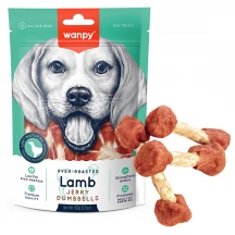 Wanpy (Ванпі) Dog Lamb Jerky Dumbell Ласощі кісточки з в'яленої ягнятини для собак img