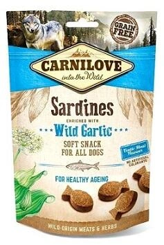 ВИВОДИТЬСЯ З АСОРТИМЕНТУ Carnilove (Карнілав) Semi Moist Ласощі для собак Сардина з черемшею