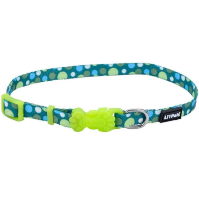 Coastal (Костал) Lit'l Pals Нейлоновий нашийник для собак дрібних порід, 0,8 см/15-20 см, синій в клітину