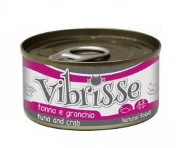 Vibrisse (Вібріс) Консерви для кішок з тунцем та крабом img