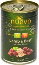 Nuevo (Нуево) Senior Консерви для літніх собак з ягнятком, яловичиною та вівсянкою