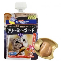 CattyMan (КеттіМен) Complete Creamy Food Bonito Рідкий крем суп з макрелью для котів та кішок img