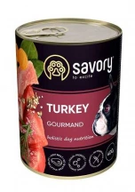 Savory (Сейворі) Dog Adult Turkey Вологий корм з індичкою для дорослих собак img