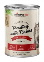 Chicopee (Чікопі) Cat Adult Gourmet Poultry & Crabs Консерви з птицею та крабом для котів та кішок img