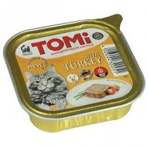 Tomi (Томі) Turkey Вологий корм з індичкою для котів та кішок, паштет img