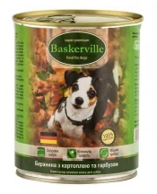 Baskerville (Баскервіль) Консерви для собак з ягням, картоплею та гарбузом img