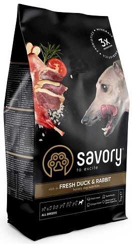 Cухой корм Savory Adult Fresh Duck & Rabbit