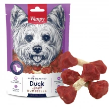 Wanpy (Ванпі) Dog Duck Jerky Dumbbells 1,2 кг Ласощі кісточки з в'яленою качкою для собак img
