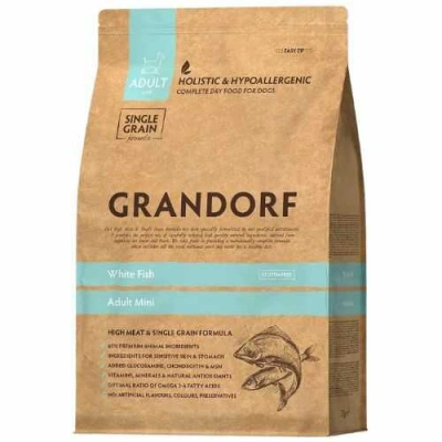 Grandorf (Грандорф) Dog Adult Mini White Fish Сухий корм з білою рибою для дорослих собак дрібних порід