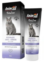 AnimAll VetLine (ЕнімАлл Ветлайн) Fitopaste Anti-stress Фітопаста проти стресогенних ситуацій для котів та кішок