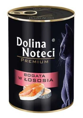 Dolina Noteci (Долина Нотечи) Premium Cat Salmon Консервы с лососем для котов и кошек 400 гр
