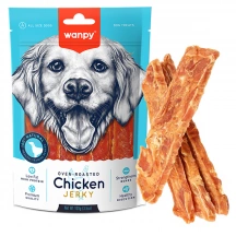 Wanpy (Ванпі) Dog Chicken Jerky Steaks Ласощі смужки з в'яленої курки для собак img