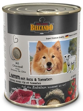 Belcando (Белькандо) Вологий корм для собак з ягням, рисом та помідорами