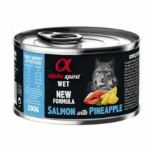 Alpha Spirit (Альфа Спіріт) Cat Adult Salmon & Pineapple Вологий корм з лососем і ананасом для дорослих котів і кішок img