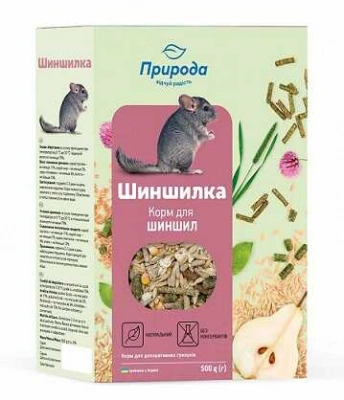 Природа Шиншилка Повнораціонний корм для шиншил
