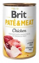 Brit (Бріт) Paté & Meat Chicken Паштет для собак з куркою img