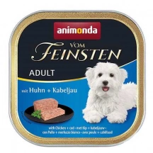 Animonda (Анімонда) Vom Feinsten Chicken & Cod Консервований корм з куркою та тріскою для собак img