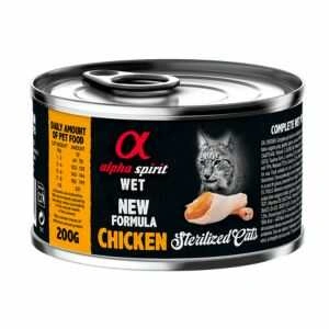 Alpha Spirit (Альфа Спіріт) Cat Sterilized Chicken Вологий корм з куркою для кастрованих або стерилізованих котів і кішок