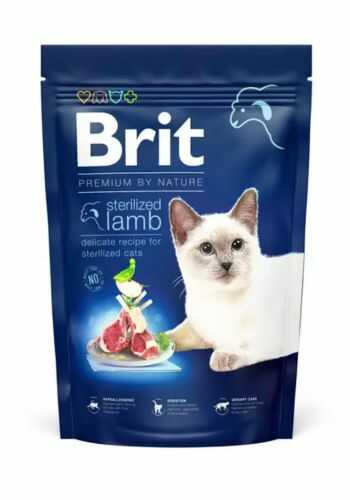 Сухой корм Brit Premium by Nature Cat Sterilized Lamb