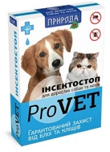 ProVET (ПроВет) ІнсектоСтоп Краплі від бліх та кліщів для дорослих собак та кішок img
