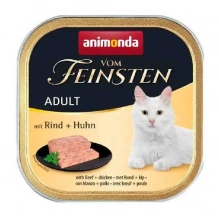 Animonda (Анімонда) Vom Feinsten Cat Adult Beef & Chicken Консервований корм з яловичиною та куркою для котів та кішок