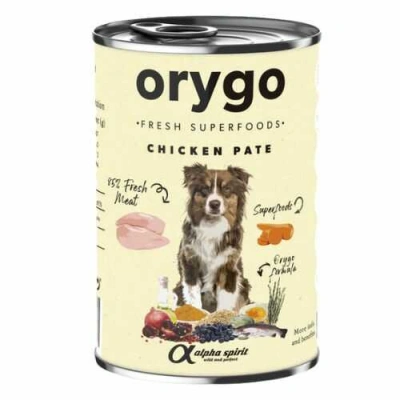 Orygo (Оріго) Pate Dog Adult All Breeds Chicken & Carrots Повнораціонний паштет з куркою та морквою для дорослих собак різних порід